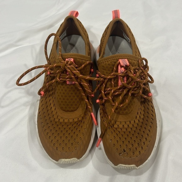 Sorel orange white kinetic impact lace sneakers size 7.5 - Picture 8 of 10